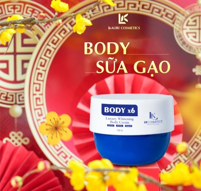 BODY SỮA GẠO X6