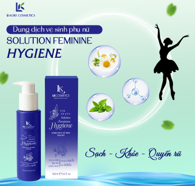 DUNG DỊCH VỆ SINH PHỤ NỮ NATURAL - NANO BẠC - LKAORI COSMETICS (TẶNG NƯỚC HOA VÙNG KÍN )