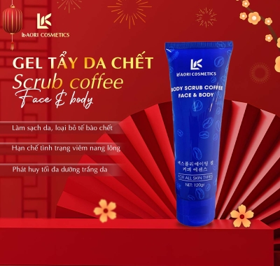 GEL TẨY DA CHẾT - BODY GEL SCRUB COFFEE - TYPES 