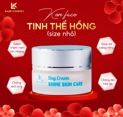 KEM NGÀY CHỐNG NẮNG - TINH THỂ HỒNG